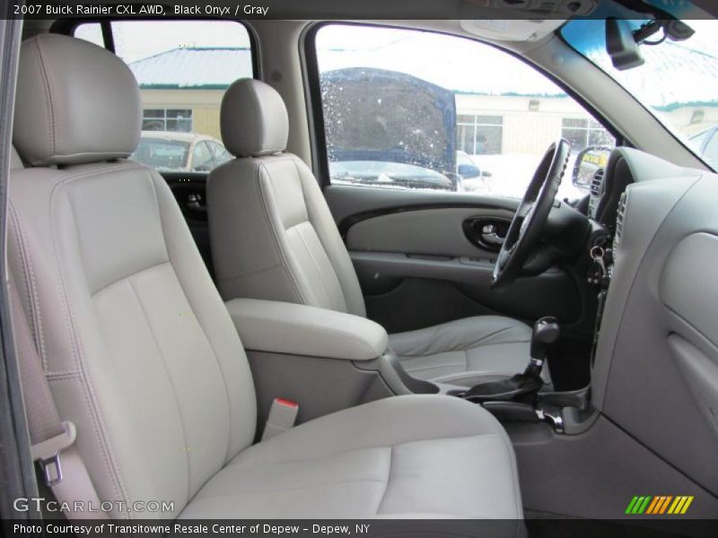 Black Onyx / Gray 2007 Buick Rainier CXL AWD