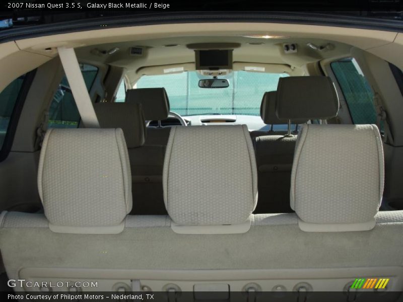 Galaxy Black Metallic / Beige 2007 Nissan Quest 3.5 S