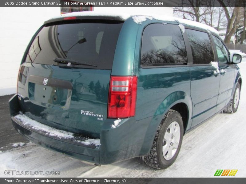 Melbourne Green Pearl / Medium Slate Gray/Light Shale 2009 Dodge Grand Caravan SE