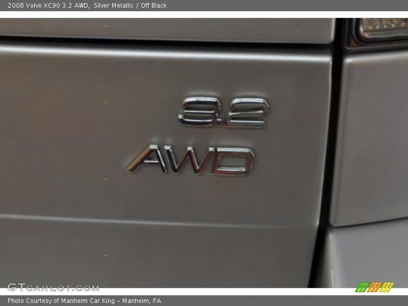 Silver Metallic / Off Black 2008 Volvo XC90 3.2 AWD
