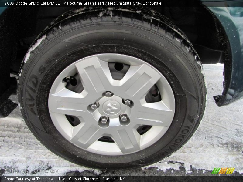 Melbourne Green Pearl / Medium Slate Gray/Light Shale 2009 Dodge Grand Caravan SE