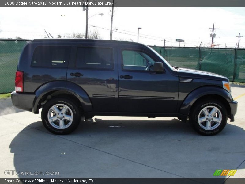 Modern Blue Pearl / Dark Slate Gray 2008 Dodge Nitro SXT