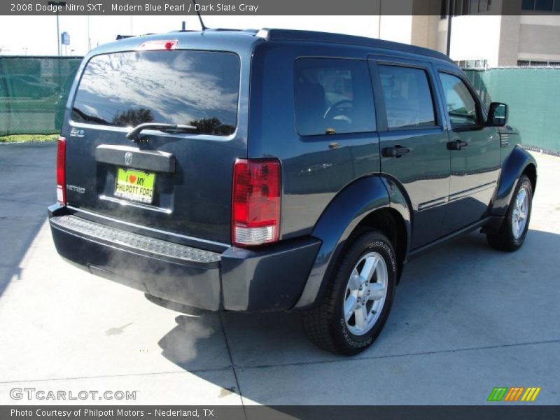 Modern Blue Pearl / Dark Slate Gray 2008 Dodge Nitro SXT