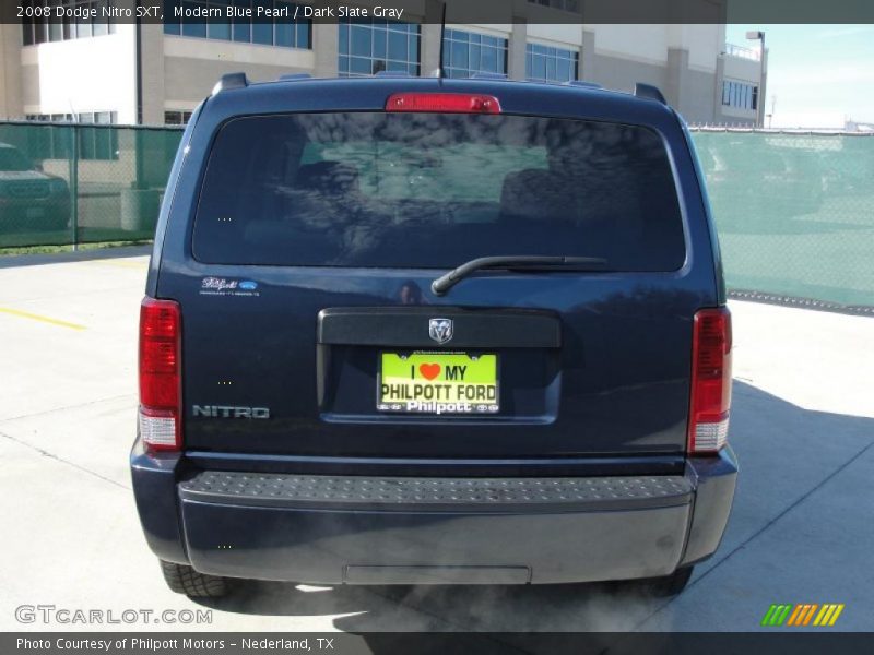 Modern Blue Pearl / Dark Slate Gray 2008 Dodge Nitro SXT