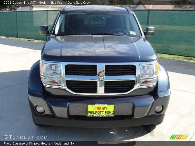 Modern Blue Pearl / Dark Slate Gray 2008 Dodge Nitro SXT