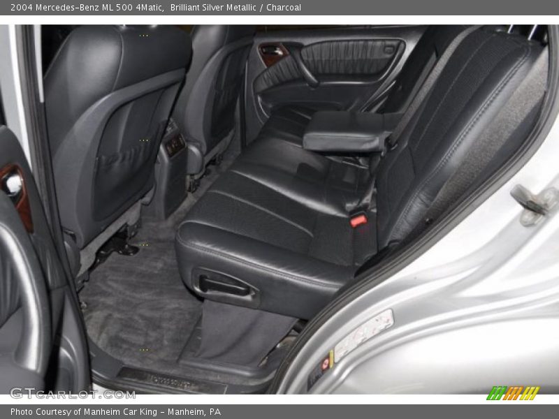 Brilliant Silver Metallic / Charcoal 2004 Mercedes-Benz ML 500 4Matic