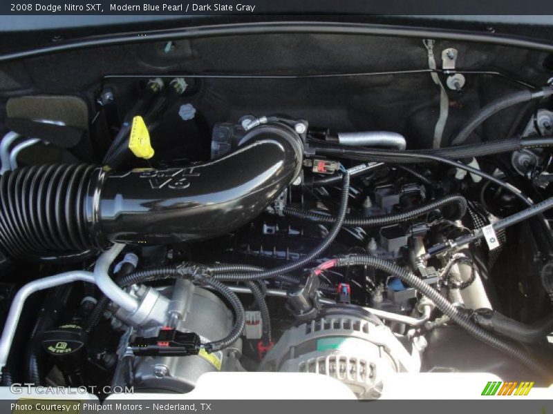 Modern Blue Pearl / Dark Slate Gray 2008 Dodge Nitro SXT