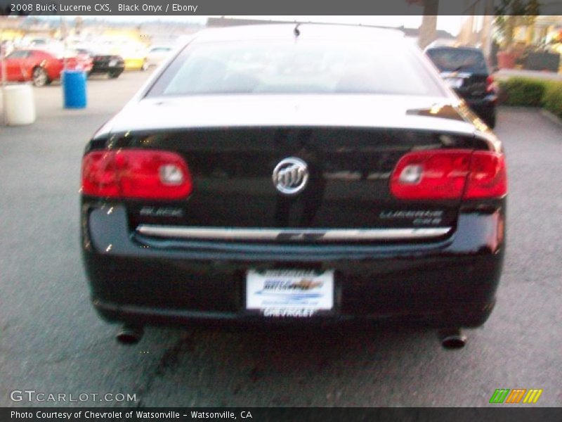 Black Onyx / Ebony 2008 Buick Lucerne CXS