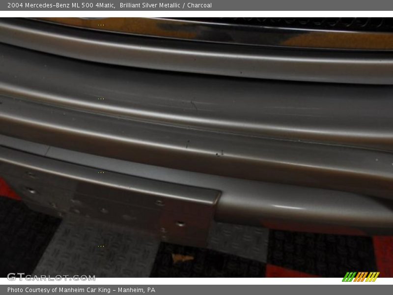 Brilliant Silver Metallic / Charcoal 2004 Mercedes-Benz ML 500 4Matic