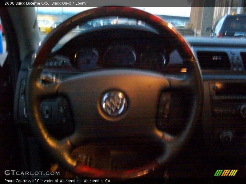Black Onyx / Ebony 2008 Buick Lucerne CXS