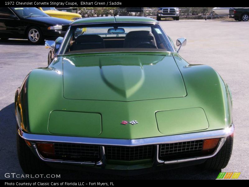 Elkhart Green / Saddle 1972 Chevrolet Corvette Stingray Coupe