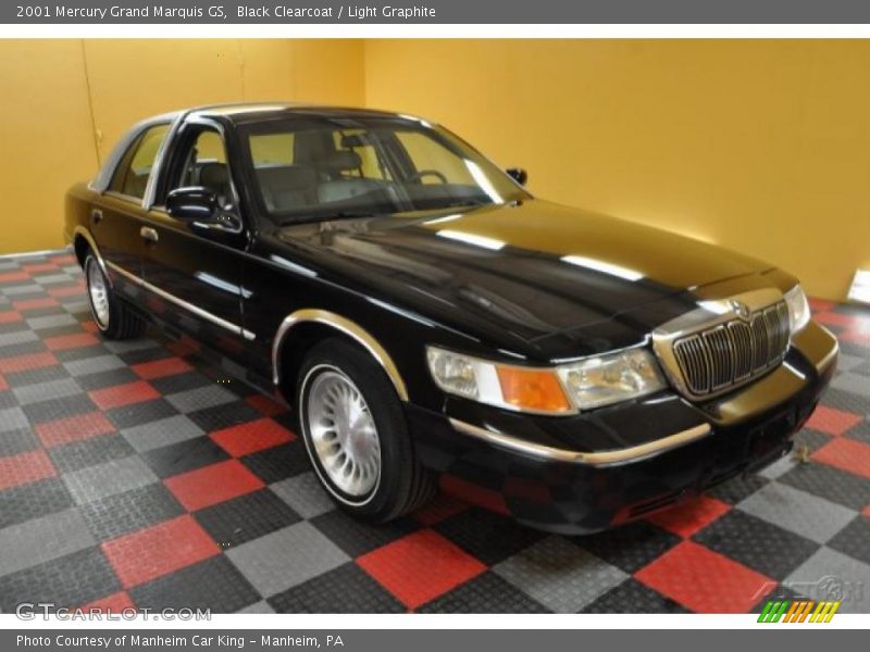 Black Clearcoat / Light Graphite 2001 Mercury Grand Marquis GS