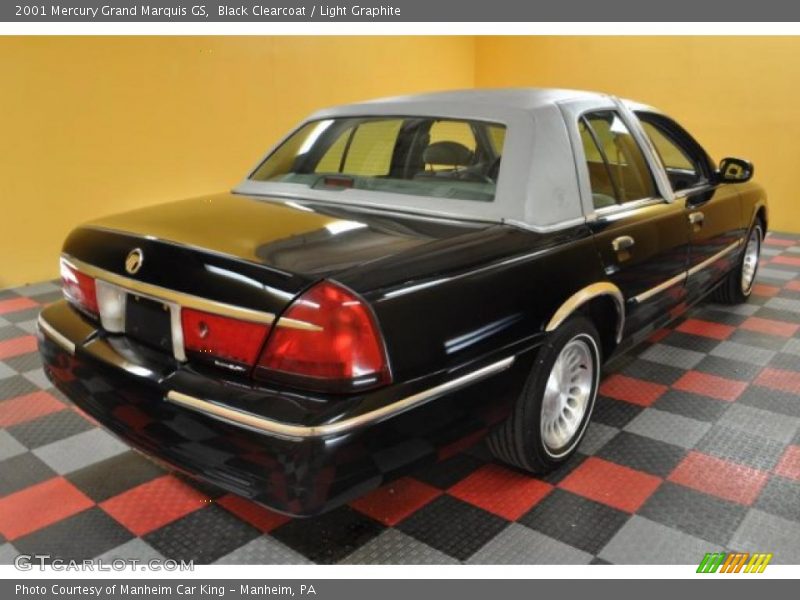 Black Clearcoat / Light Graphite 2001 Mercury Grand Marquis GS