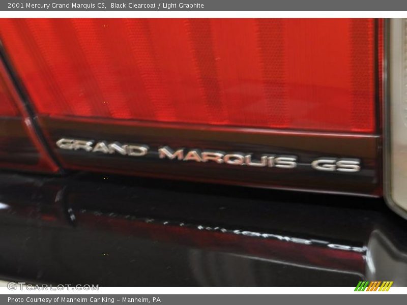 Black Clearcoat / Light Graphite 2001 Mercury Grand Marquis GS