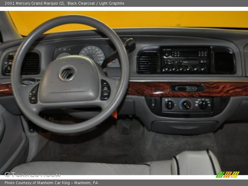 Black Clearcoat / Light Graphite 2001 Mercury Grand Marquis GS