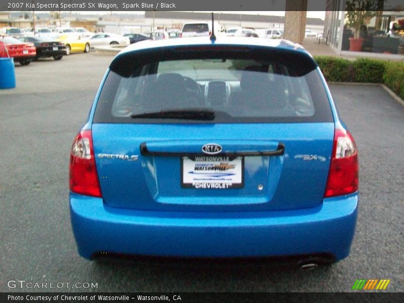 Spark Blue / Black 2007 Kia Spectra Spectra5 SX Wagon