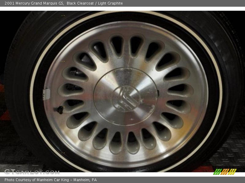 Black Clearcoat / Light Graphite 2001 Mercury Grand Marquis GS