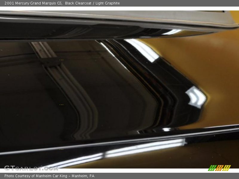 Black Clearcoat / Light Graphite 2001 Mercury Grand Marquis GS
