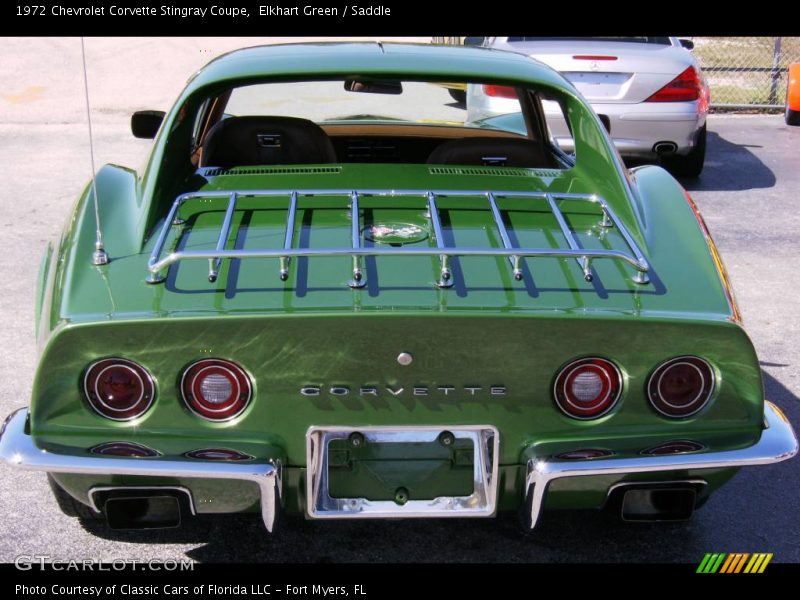 Elkhart Green / Saddle 1972 Chevrolet Corvette Stingray Coupe