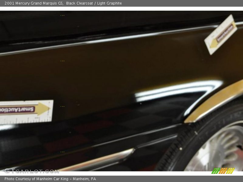 Black Clearcoat / Light Graphite 2001 Mercury Grand Marquis GS