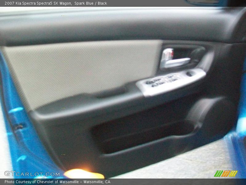 Spark Blue / Black 2007 Kia Spectra Spectra5 SX Wagon