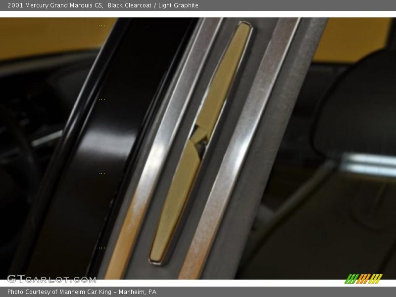 Black Clearcoat / Light Graphite 2001 Mercury Grand Marquis GS