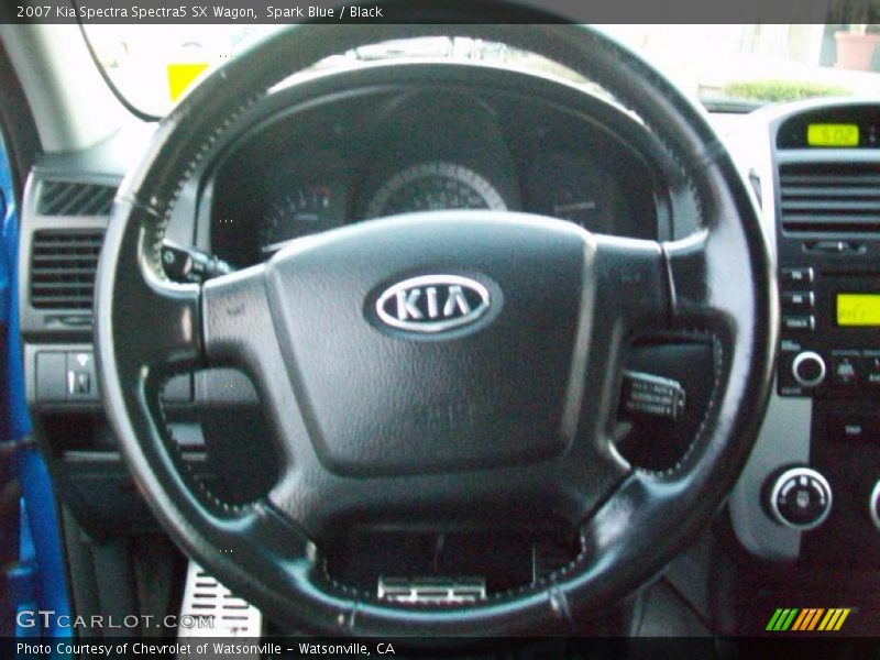 Spark Blue / Black 2007 Kia Spectra Spectra5 SX Wagon