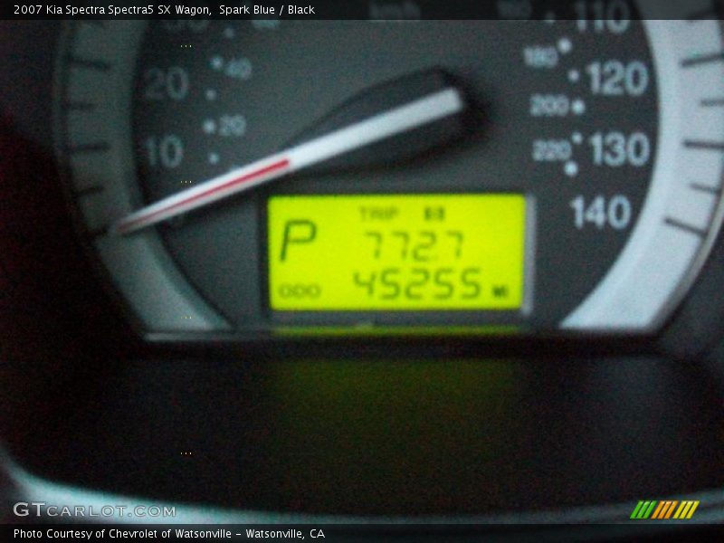 Spark Blue / Black 2007 Kia Spectra Spectra5 SX Wagon