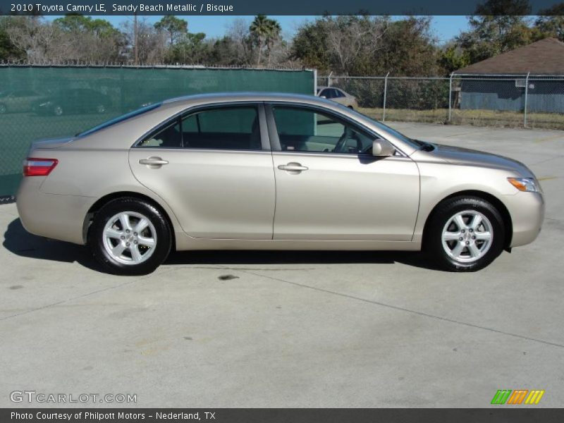 Sandy Beach Metallic / Bisque 2010 Toyota Camry LE