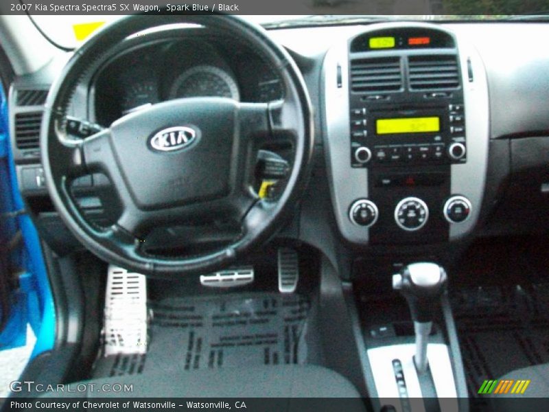 Spark Blue / Black 2007 Kia Spectra Spectra5 SX Wagon