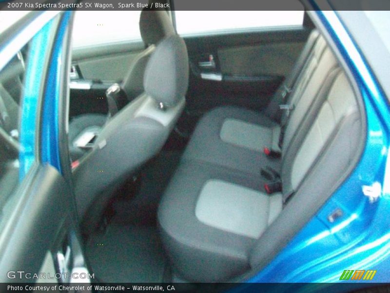Spark Blue / Black 2007 Kia Spectra Spectra5 SX Wagon
