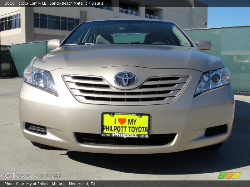 Sandy Beach Metallic / Bisque 2010 Toyota Camry LE