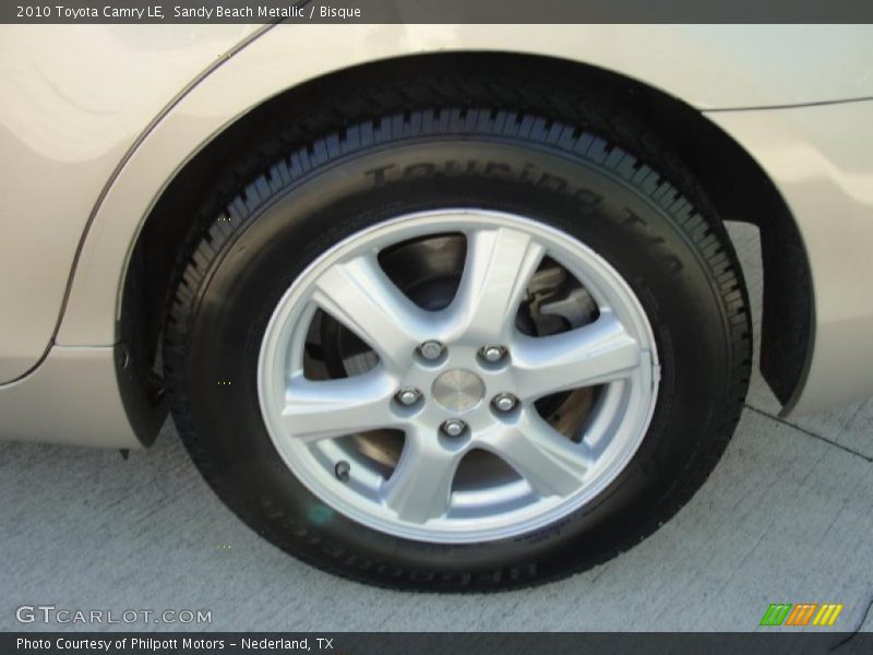 Sandy Beach Metallic / Bisque 2010 Toyota Camry LE