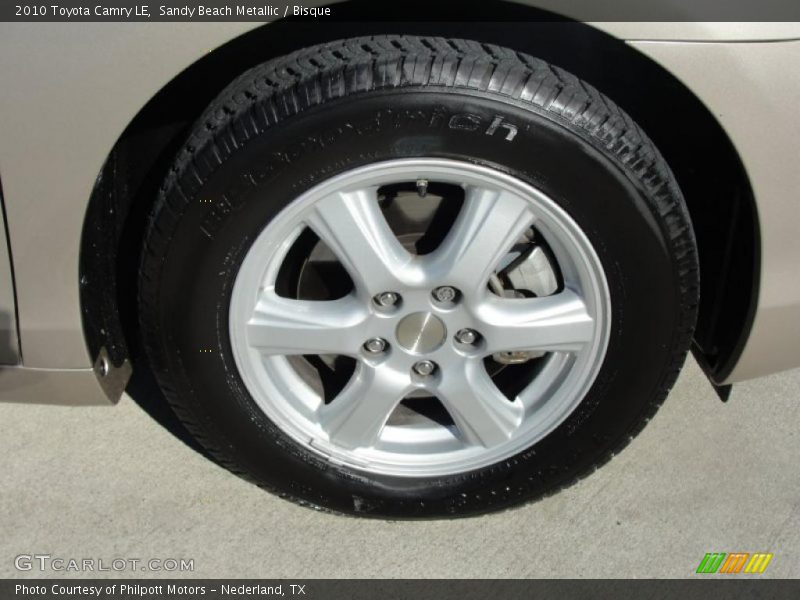 Sandy Beach Metallic / Bisque 2010 Toyota Camry LE