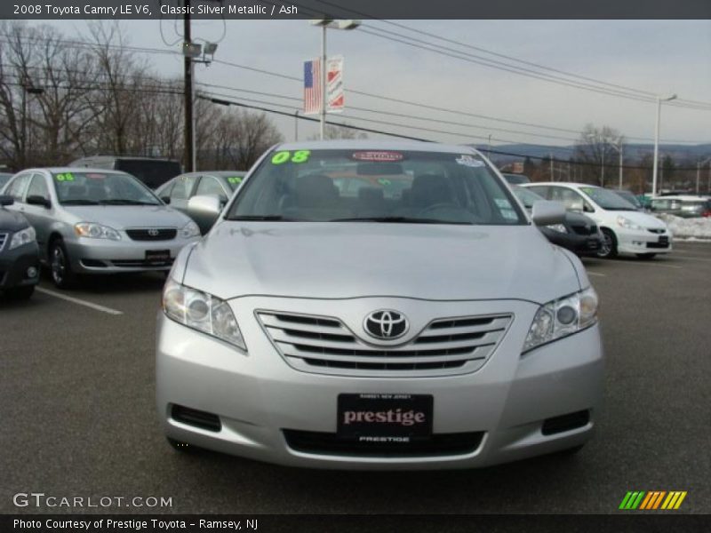 Classic Silver Metallic / Ash 2008 Toyota Camry LE V6