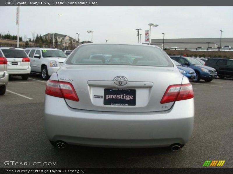 Classic Silver Metallic / Ash 2008 Toyota Camry LE V6