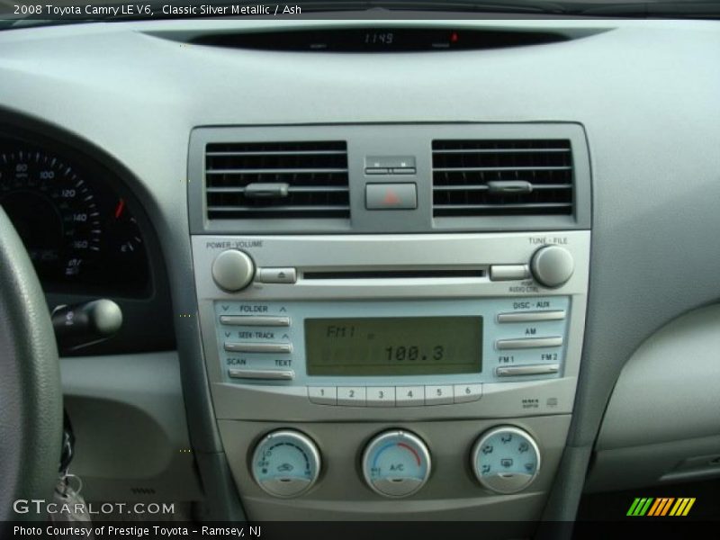 Classic Silver Metallic / Ash 2008 Toyota Camry LE V6
