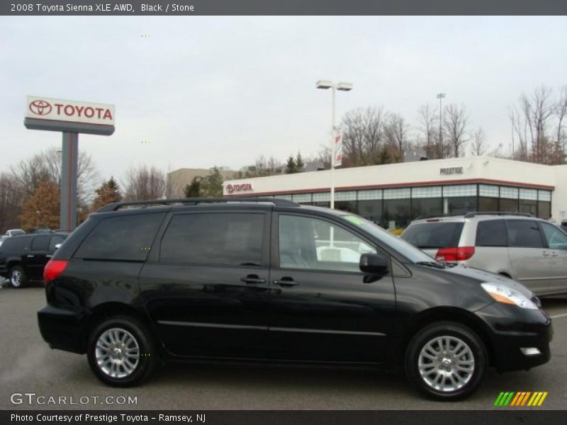 Black / Stone 2008 Toyota Sienna XLE AWD