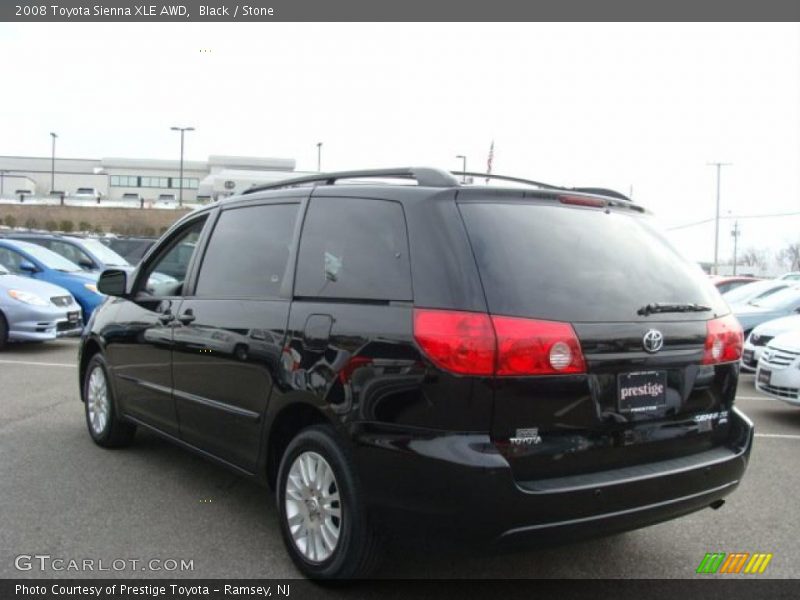 Black / Stone 2008 Toyota Sienna XLE AWD