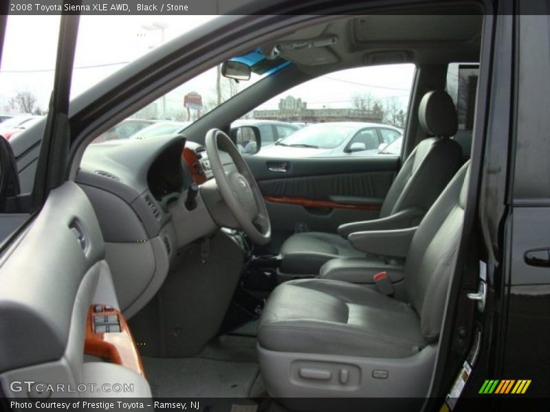 Black / Stone 2008 Toyota Sienna XLE AWD