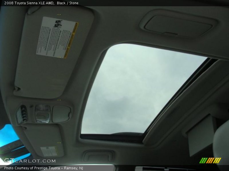 Black / Stone 2008 Toyota Sienna XLE AWD