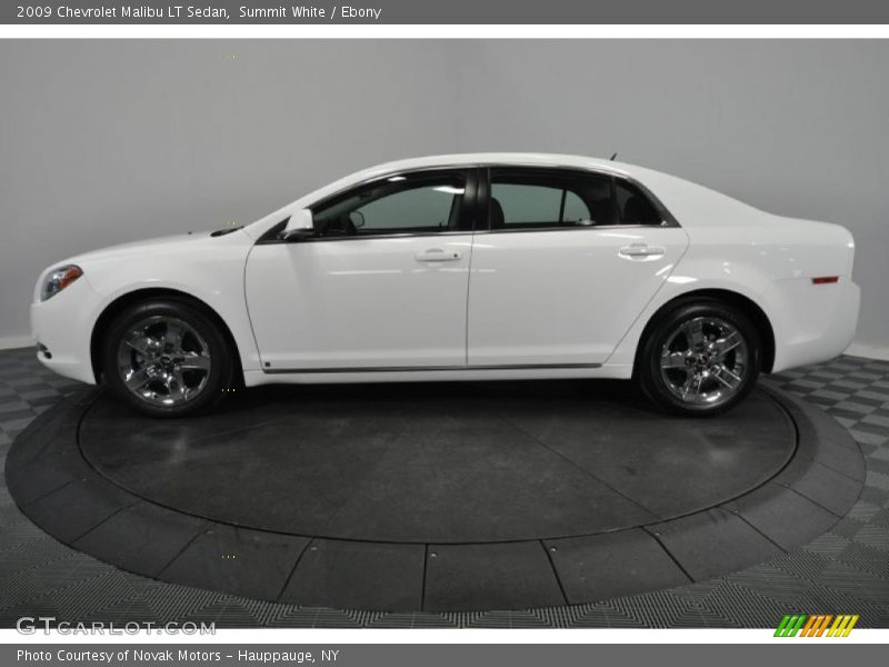Summit White / Ebony 2009 Chevrolet Malibu LT Sedan