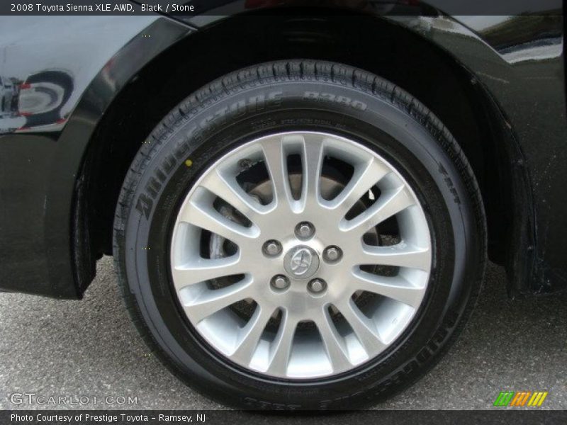 Black / Stone 2008 Toyota Sienna XLE AWD