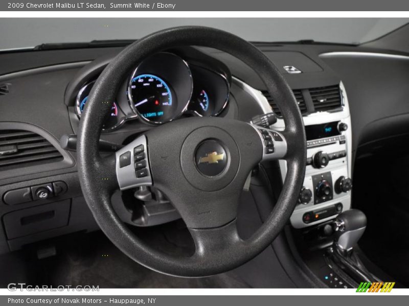 Summit White / Ebony 2009 Chevrolet Malibu LT Sedan