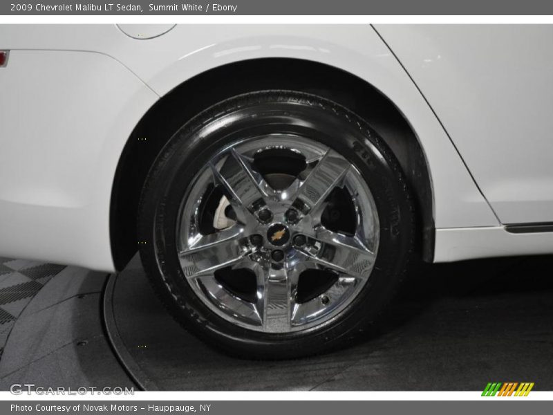 Summit White / Ebony 2009 Chevrolet Malibu LT Sedan