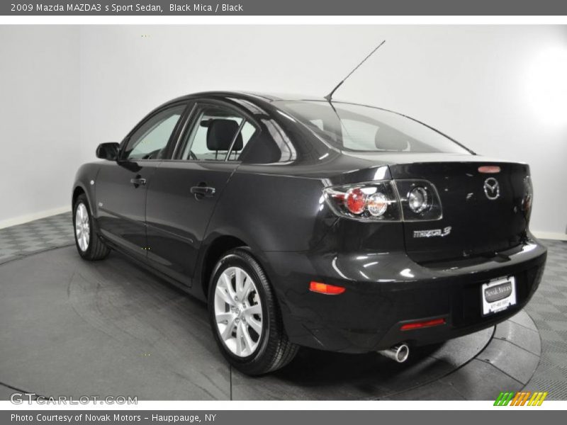 Black Mica / Black 2009 Mazda MAZDA3 s Sport Sedan