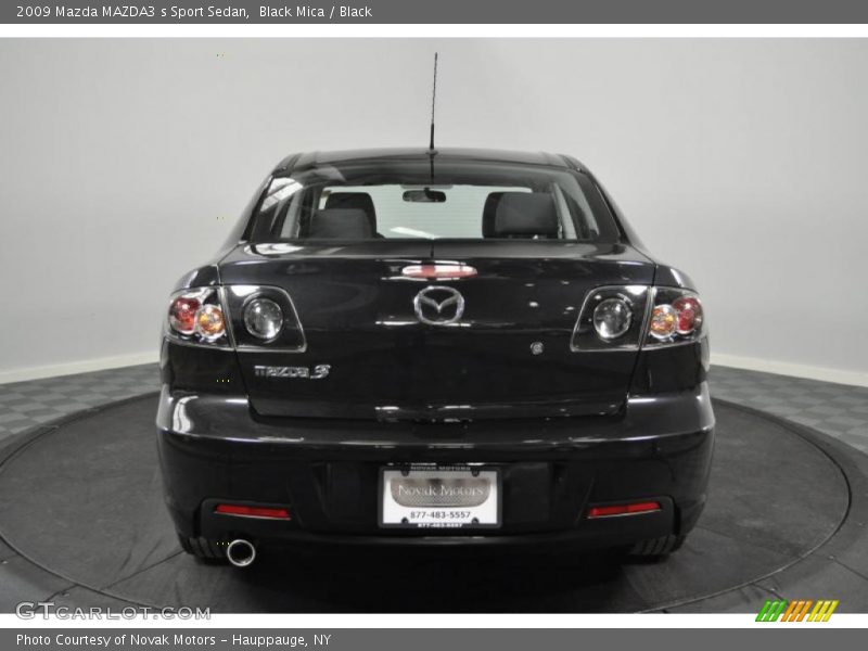 Black Mica / Black 2009 Mazda MAZDA3 s Sport Sedan