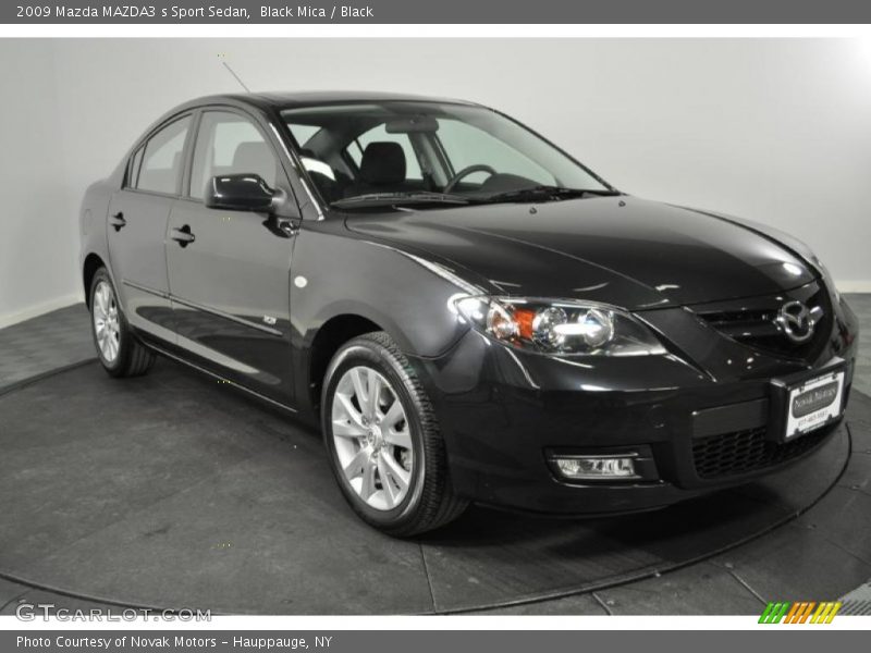 Black Mica / Black 2009 Mazda MAZDA3 s Sport Sedan