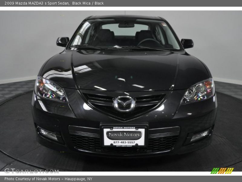 Black Mica / Black 2009 Mazda MAZDA3 s Sport Sedan