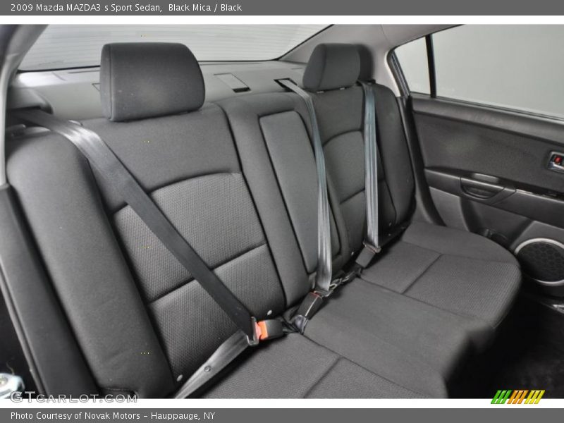  2009 MAZDA3 s Sport Sedan Black Interior